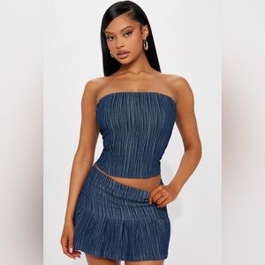 FASHIONNOVA LOVING THIS MOMENT SKIRT SET